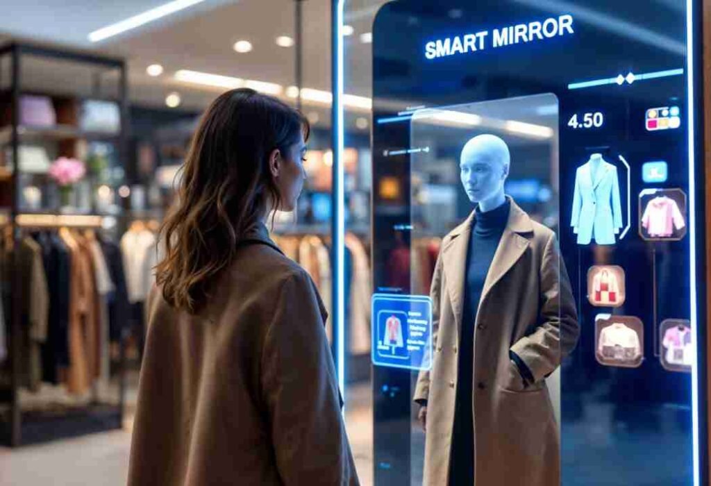 "AI-powered retail store with automated checkout and personalized shopping experiences"